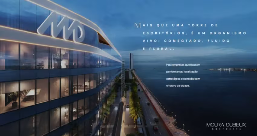 Sala comercial - projeto novo cais - md corporate - recife..