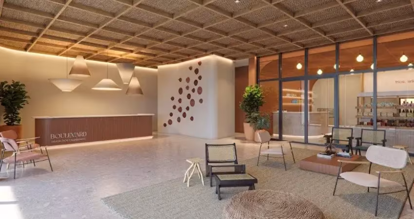 Apartamento tipo stúdio 25 mts. 1 vaga de garagem na praia dos carneiros