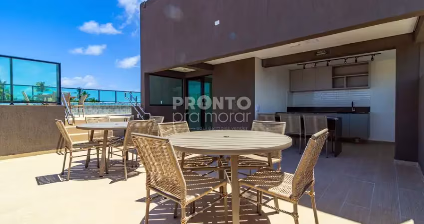 Excelente flat mobiliado localizado em porto de galinhas, com 24,57m² de área útil.