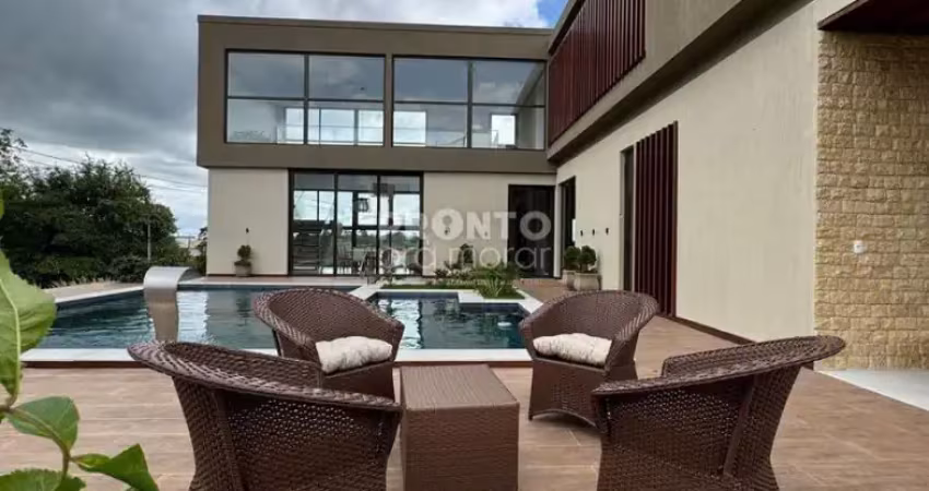 Casa de alto padrão porteira fechada em condomínio – gravatá | 311,12m²