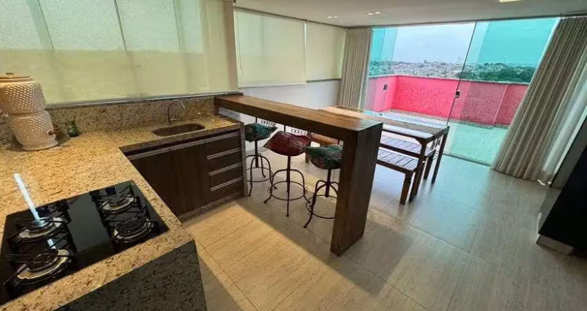 Cobertura a venda no fernão dias com 3 quartos e 150m, área gourmet e elevador