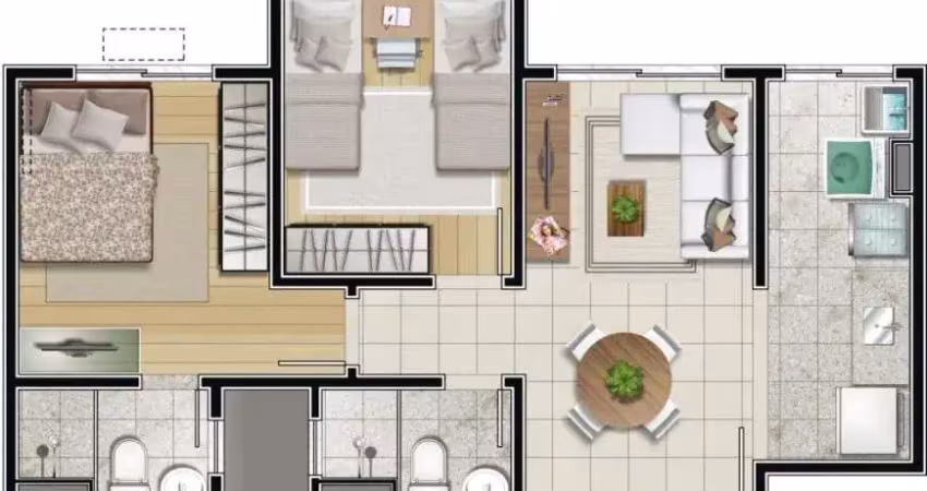 Apartamentos para venda no barreto em macaé/rj, 02 quartos com suíte, 2 vagas, lazer e segurança.