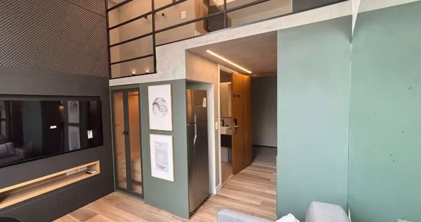 Apartamento studio com pe direito 3,70 com mezanino
