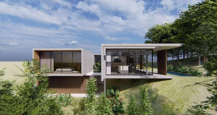 Terreno com projeto aprovado de casa de cinema!