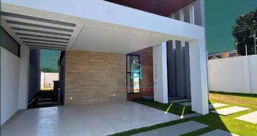 Casa com 4 dormitórios à venda, 208 m² por r$ 999.900,00 - coité - eusébio/ce