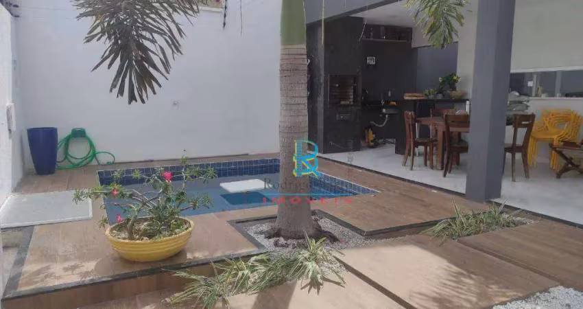 Casa no eusébio com 3 dormitórios à venda, 125 m² por r$ 500.000 - encantada - eusébio/ce