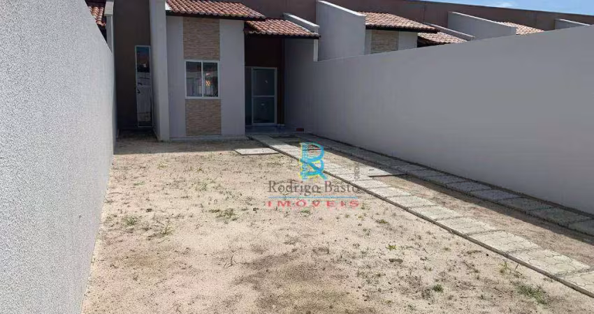 Casa no eusébio com 2 dormitórios à venda, 75 m² por r$ 275.000 - mangabeira - eusébio/ce