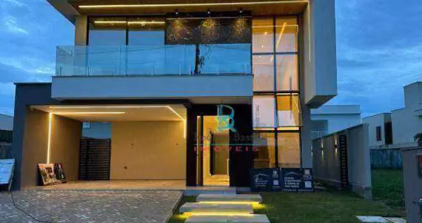 Casa com 4 dormitórios à venda, 273 m² por r$ 1.690.000,00 - cidade alpha - eusébio/ce