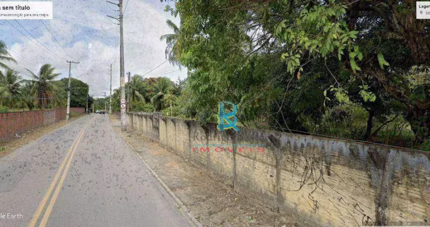 Excelente terreno com três frentes, 4.950m² em avenida movimentada no eusébio, documentação perfeita.