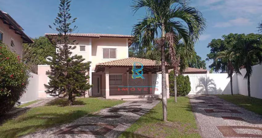 Excelente casa em condomínio com 4 suítes, com 323 m² de área construída, por r$ 1.280.000 - coaçu - eusébio/ce