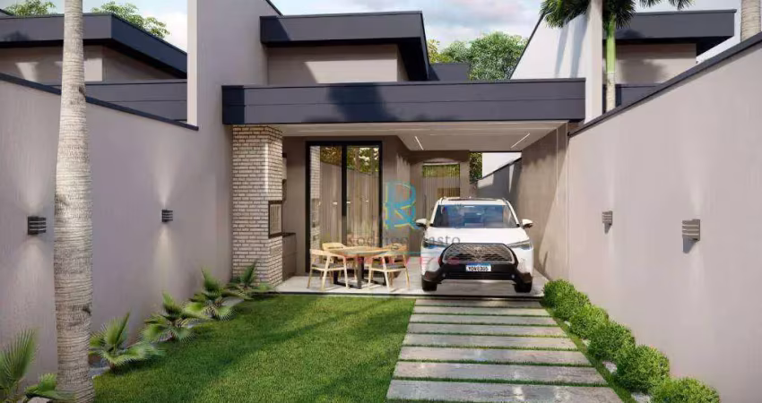 Casa com 3 dormitórios à venda, 130 m² por r$ 559.000 - urucunema - eusébio/ce