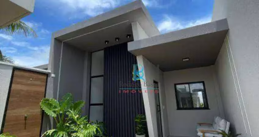 Casa com 3 dormitórios à venda, 90 m² por r$ 399.000,00 - encantada - eusébio/ce