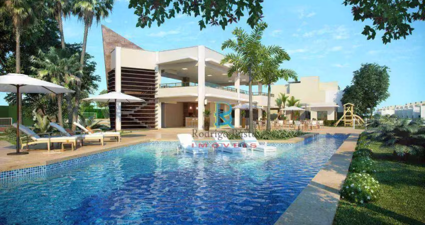 Lançamento no aquiraz - casa com 3 dormitórios à venda, 177 m² por r$ 847.728 - jacundá - eusébio/ce