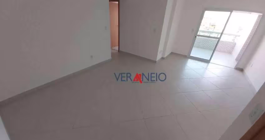 Apartamento com 3 dormitórios para alugar, 121 m² por r$ 6.000,00/mês - boqueirão - praia grande/sp