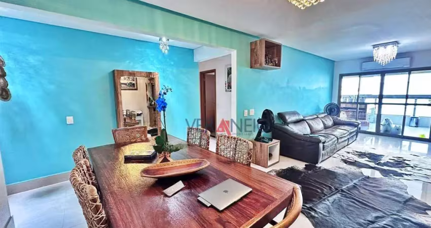 Apartamento com 3 dormitórios à venda, 150 m² por r$ 1.900.000,00 - canto do forte - praia grande/sp