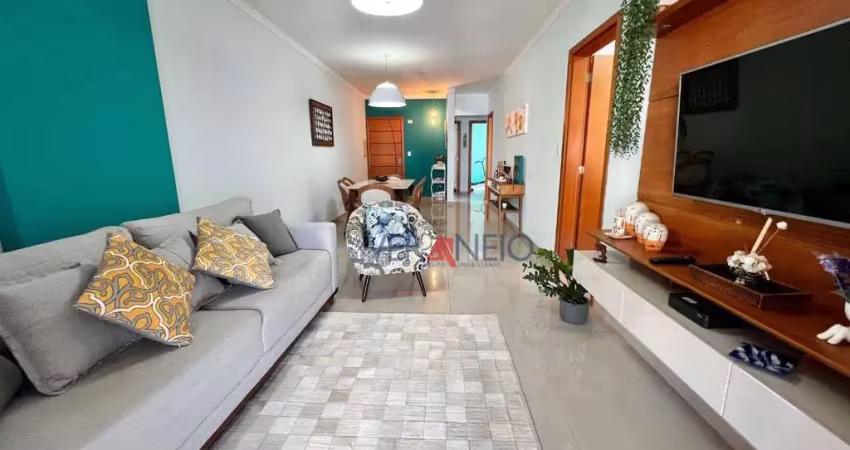Apartamento com 3 dormitórios à venda, 120 m² por r$ 810.000,00 - aviação - praia grande/sp