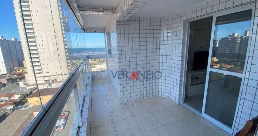 Apartamento com 2 dormitórios à venda, 65 m² por r$ 460.000,00 - mirim - praia grande/sp