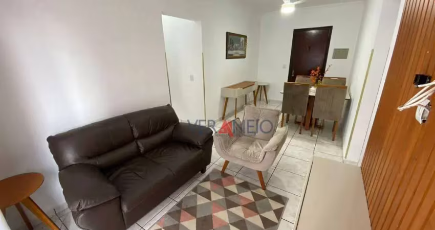 Apartamento com 1 dormitório à venda, 62 m² por r$ 365.000,00 - canto do forte - praia grande/sp
