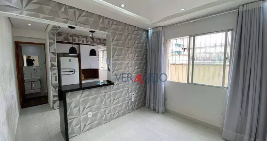 Apartamento com 1 dormitório à venda, 45 m² por r$ 219.000,00 - boqueirão - praia grande/sp