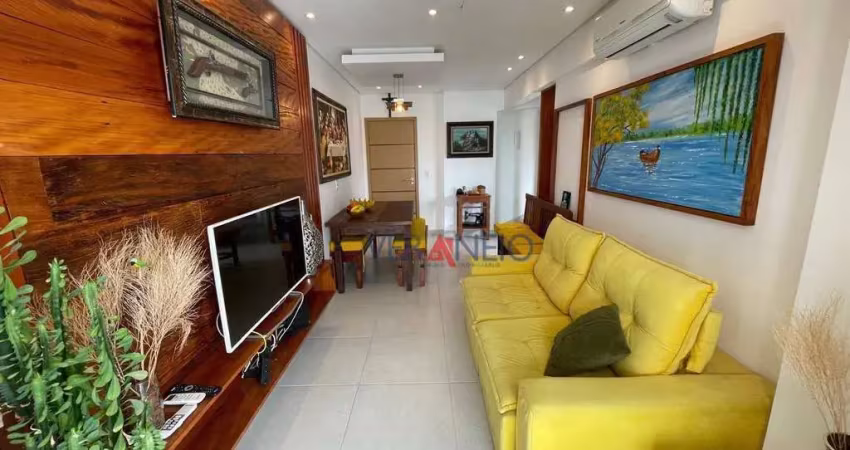 Apartamento com 2 dormitórios à venda, 72 m² por r$ 640.000,00 - vila caiçara - praia grande/sp