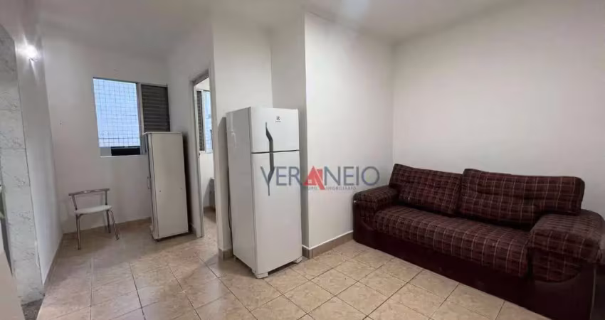 Kitnet com 1 dormitório à venda, 29 m² por r$ 189.000,00 - vila assunção - praia grande/sp