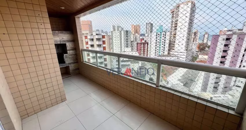 Apartamento com 2 dormitórios à venda, 75 m² por r$ 495.000 - vila guilhermina - praia grande/sp