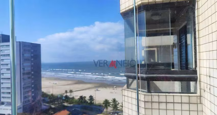 Apartamento com 1 dormitório, 62 m² - venda por r$ 365.000,00 ou aluguel por r$ 2.318,00/mês - balneário pires - praia grande/sp
