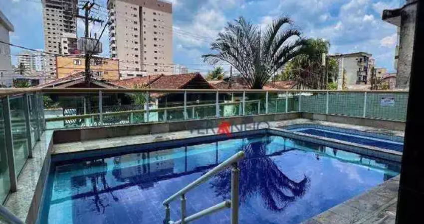 Apartamento com 1 dormitório à venda, 69 m² por r$ 395.000,00 - aviação - praia grande/sp