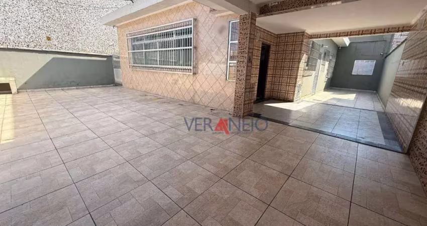 Casa com 3 dormitórios para alugar, 90 m² por r$ 7.750,00/mês - boqueirão - praia grande/sp