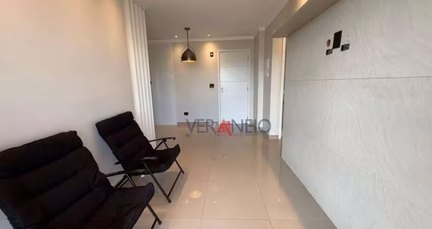 Apartamento com 2 dormitórios à venda, 73 m² por r$ 660.000,00 - canto do forte - praia grande/sp