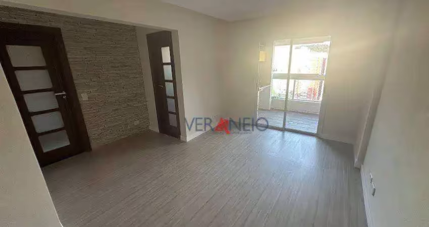 Apartamento com 2 dormitórios à venda, 75 m² por r$ 589.000,00 - canto do forte - praia grande/sp