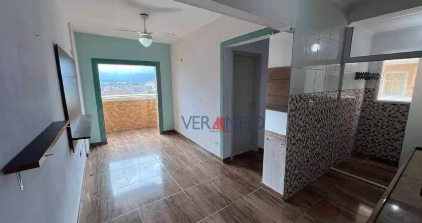 Apartamento com 1 dormitório à venda, 36 m² por r$ 325.000,00 - maracanã - praia grande/sp