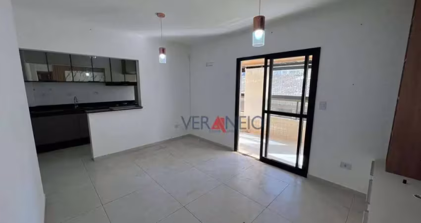 Apartamento com 2 dormitórios à venda, 74 m² por r$ 650.000,00 - canto do forte - praia grande/sp