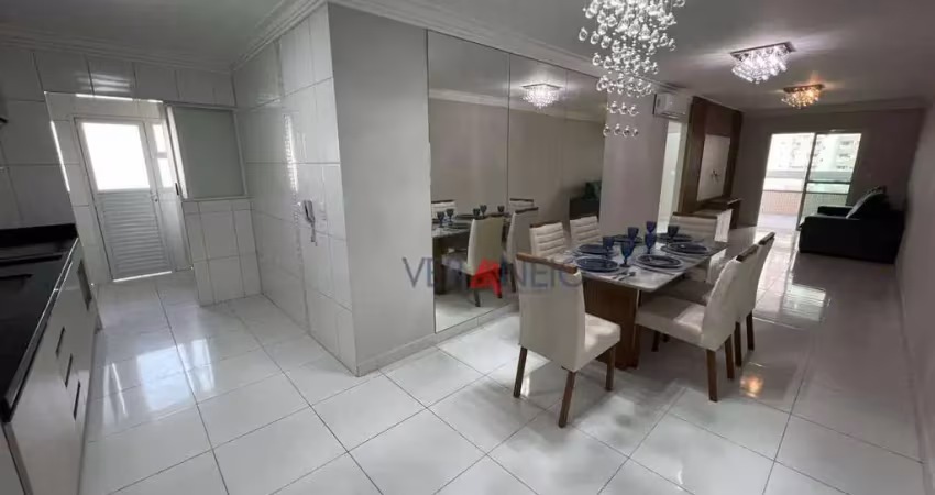 Apartamento com 3 dormitórios à venda, 122 m² por r$ 985.000,00 - boqueirão - praia grande/sp