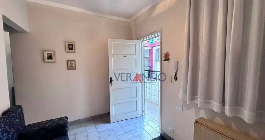 Apartamento com 1 dormitório à venda, 40 m² por r$ 210.000,00 - vila guilhermina - praia grande/sp