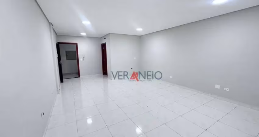 Sala comercial para locação definitiva na vila guilhermina, r$ 2.400,00 pacote