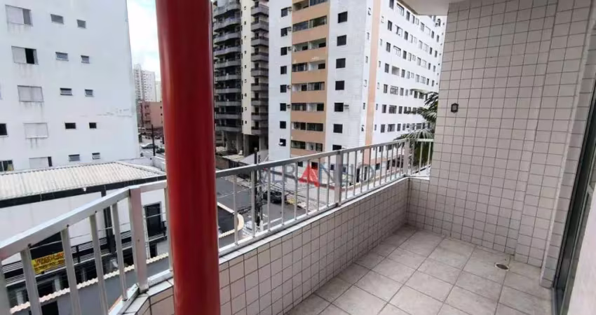 Apartamento com 1 dormitório à venda, 54 m² por r$ 298.000,00 - tupi - praia grande/sp