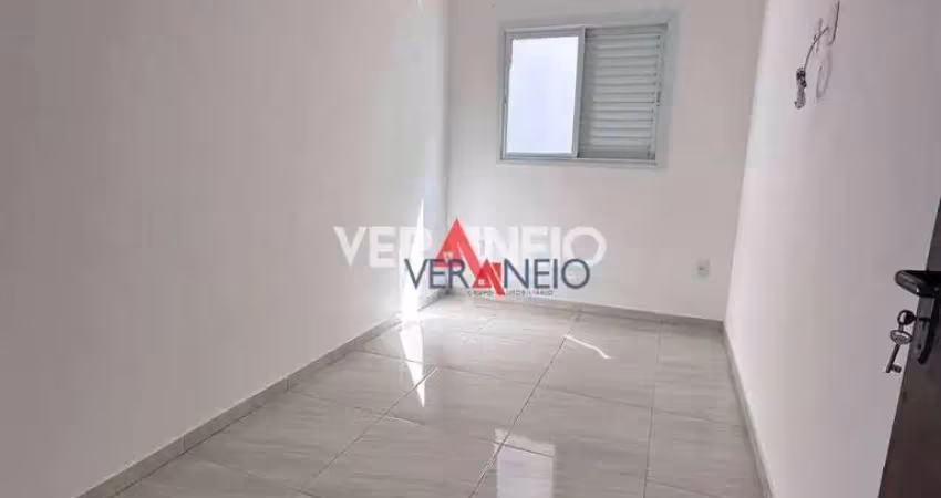 Apartamento com 2 dormitórios à venda, 48 m² por r$ 220.000,00 - jardim melvi - praia grande/sp