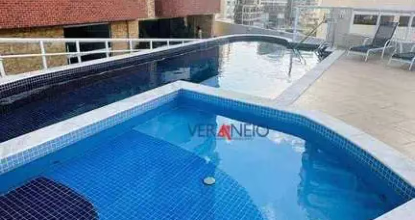 Apartamento com 1 dormitório à venda, 50 m² por r$ 350.000,00 - vila guilhermina - praia grande/sp