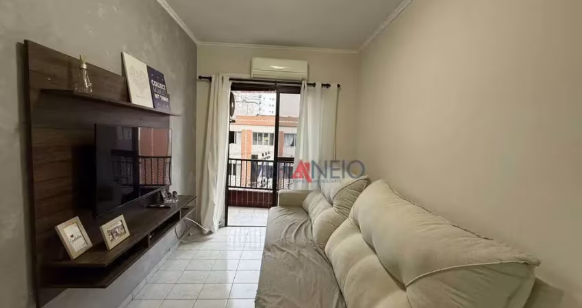 Apartamento com 1 dormitório à venda, 49 m² por r$ 290.000,00 - vila guilhermina - praia grande/sp