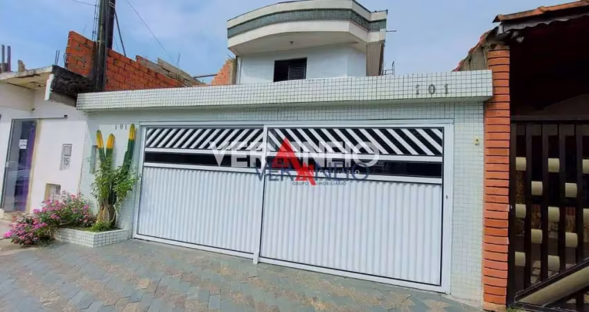 Sobrado com 3 dormitórios à venda por r$ 480.000,00 - mirim - praia grande/sp