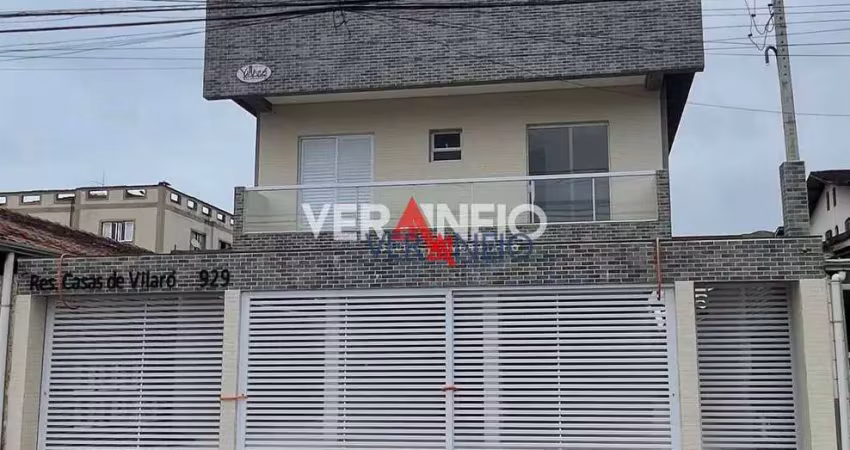 Village com 2 dormitórios à venda por r$ 370.000,00 - vila assunção - praia grande/sp