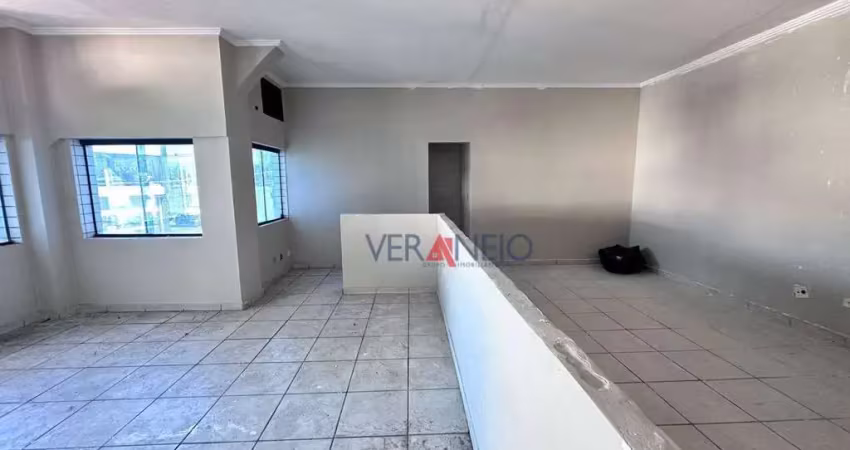 Sala para alugar, 35 m² por r$ 1.500,00/mês - vila guilhermina - praia grande/sp