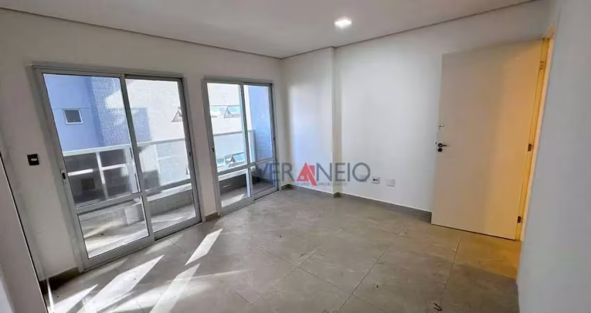 Sala para alugar, 38 m² por r$ 3.269,79/mês - boqueirão - praia grande/sp