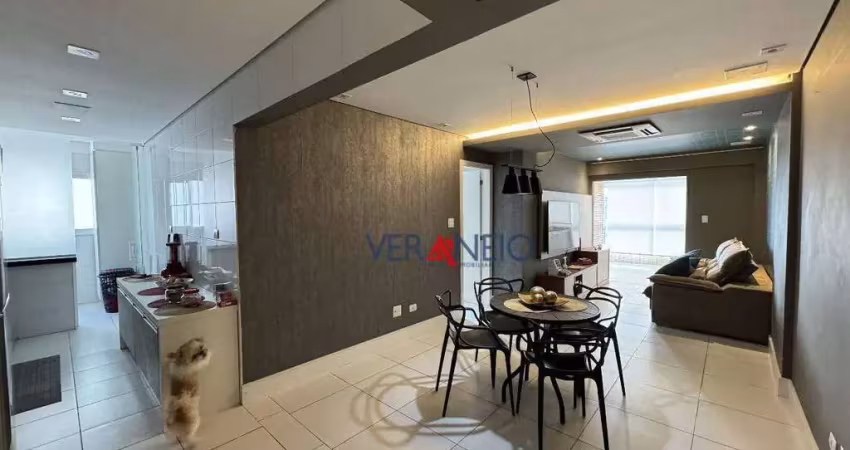 Apartamento com 3 dormitórios à venda, 102 m² por r$ 930.000,00 - canto do forte - praia grande/sp
