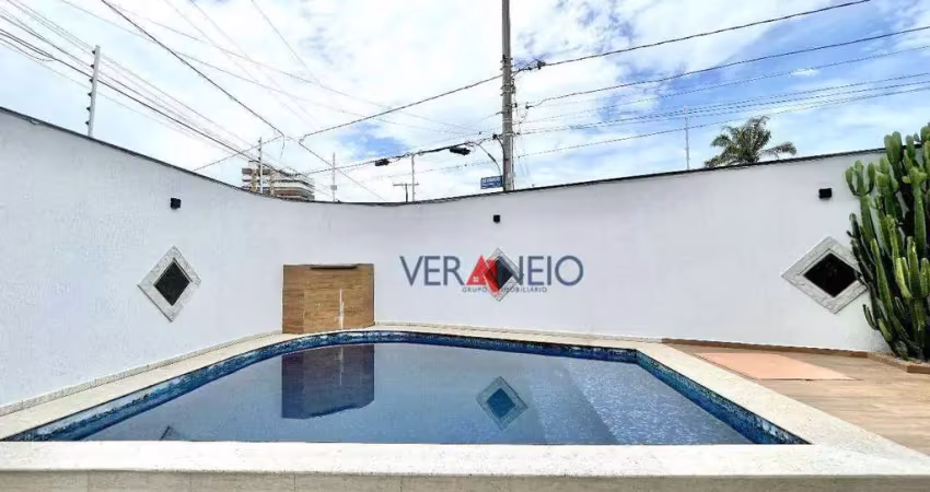 Casa com 3 dormitórios à venda, 160 m² por r$ 1.330.000,00 - vilamar - praia grande/sp