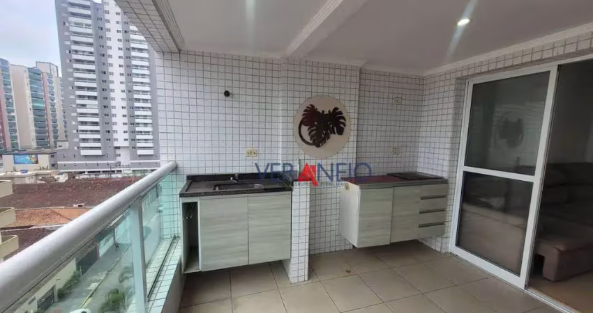 Apartamento com 3 dormitórios à venda, 105 m² por r$ 480.000,00 - vila assunção - praia grande/sp