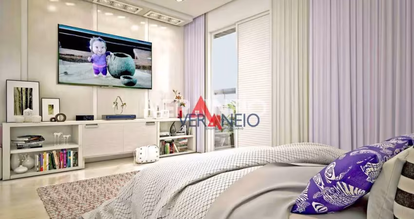 Apartamento com 2 dormitórios à venda, 73 m² por r$ 525.529,58 - balneário pires - praia grande/sp