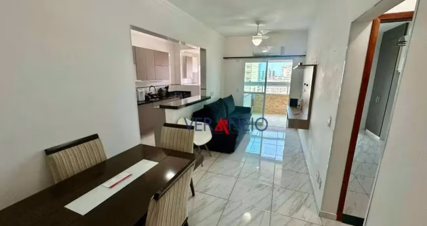 Apartamento com 1 dormitório à venda, 51 m² por r$ 360.000,00 - vilamar - praia grande/sp