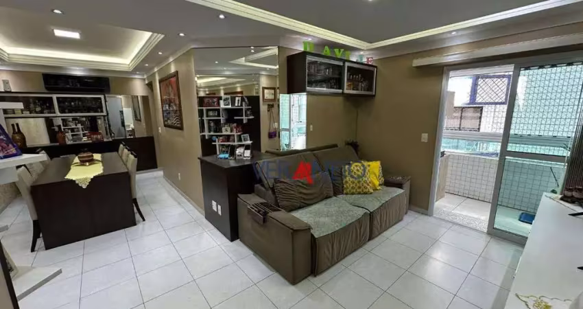Apartamento com 3 dormitórios à venda, 116 m² por r$ 930.000,00 - vila guilhermina - praia grande/sp